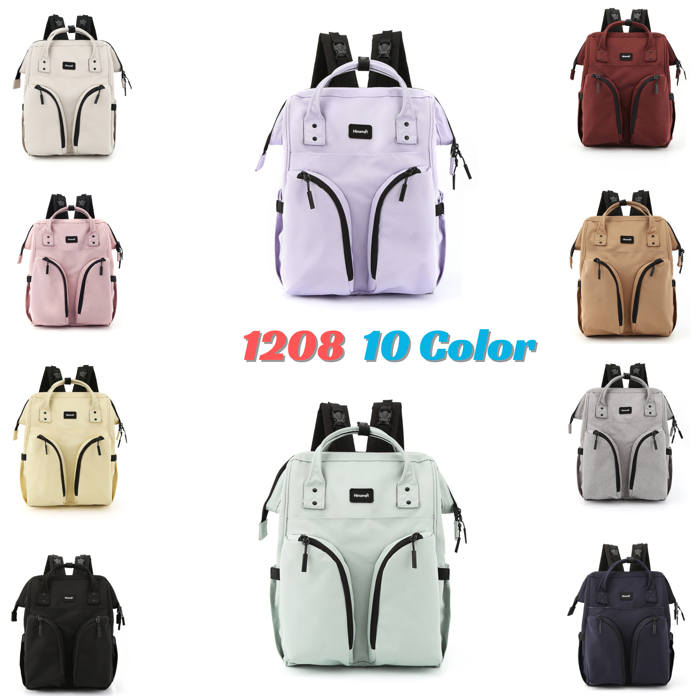 MULTIPLE PICKET BACKPACK-1208 ALL COLOR