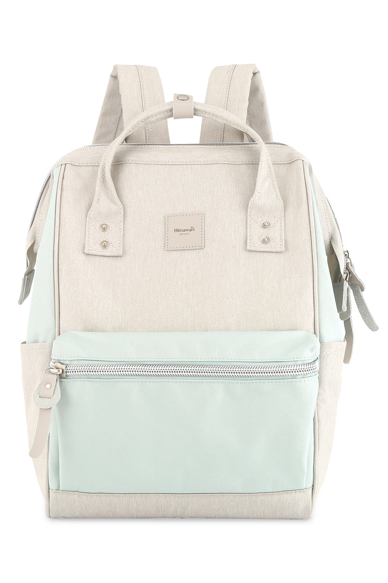 WATER RESISTANT LAPTOP BACKPACK-SAGE/BLACK