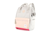 EVA Waterproof Backpack with USB Port 9004 LIGHT GREY / PINK #01