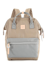 WATER RESISTANT LAPTOP BACKPACK-GREY/MINT