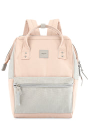 WATER RESISTANT LAPTOP BACKPACK-1881 - CREAM/LIGHT GREEN