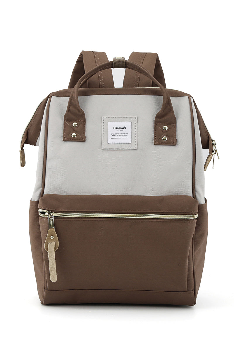 Holly Daze 15" Waterproof Backpack-GREY/NAVY/STRIPE