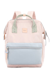 WATER RESISTANT LAPTOP BACKPACK-MAGENTA/CREAM