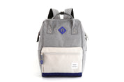 EVA Waterproof Backpack with USB Port 9004 GREY / IVROY #08