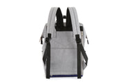 EVA Waterproof Backpack with USB Port 9004 GREY / IVROY #08