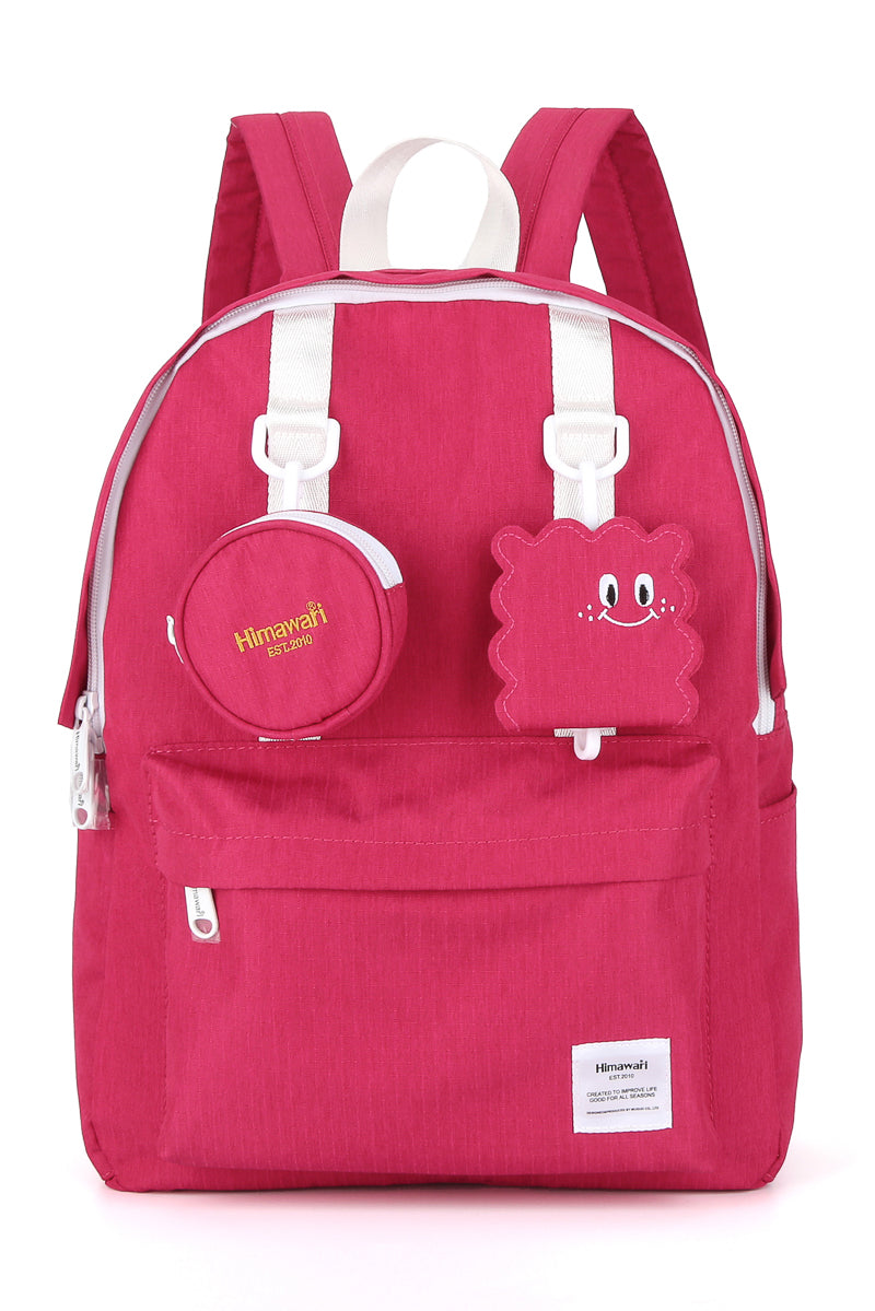 CANDYTUFT 14" WATERPROOF BACKPACK-0422 - MAGENTA