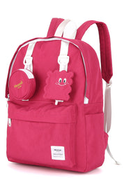 CANDYTUFT 14" WATERPROOF BACKPACK-0422 - MAGENTA