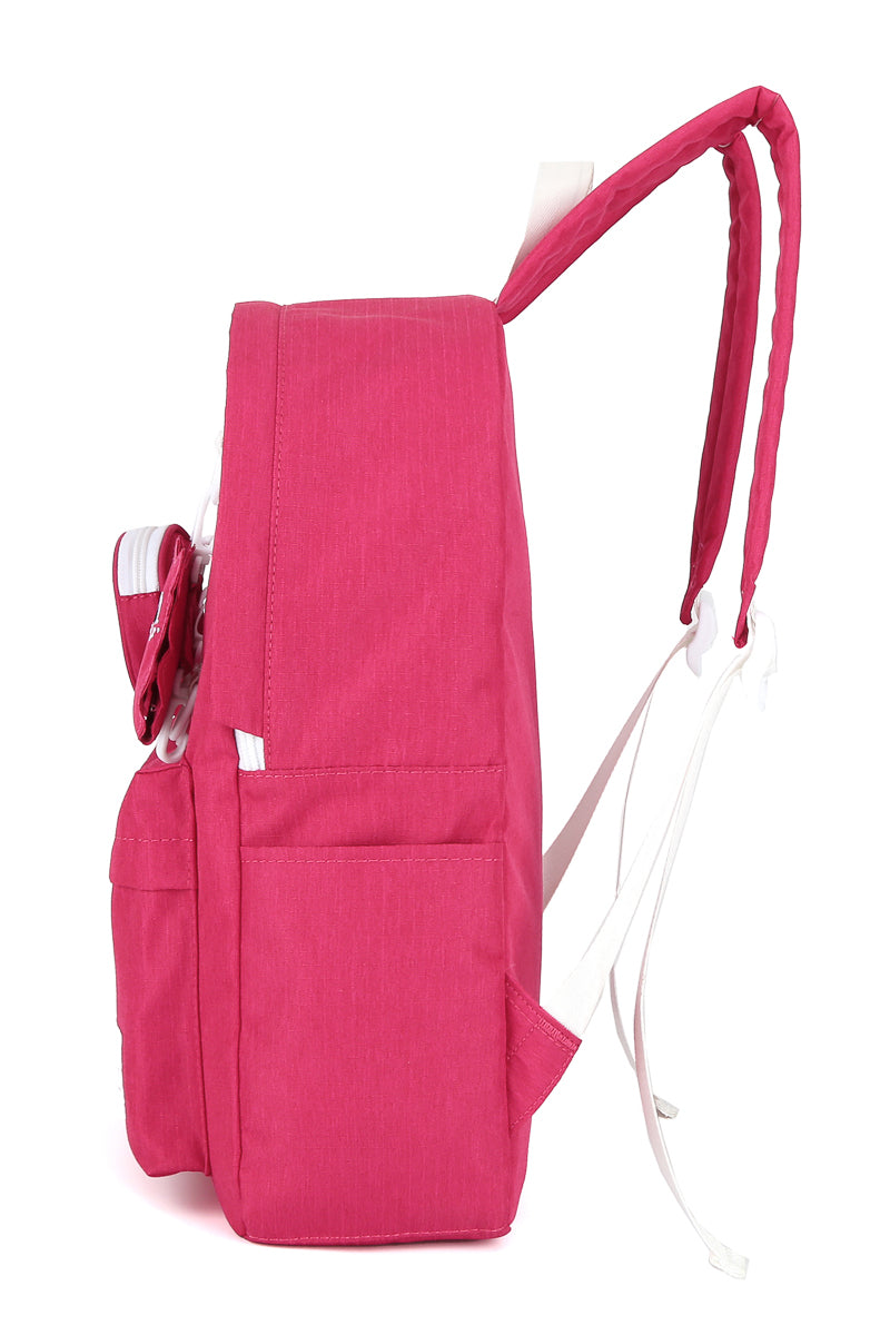 CANDYTUFT 14" WATERPROOF BACKPACK-0422 - PINK