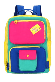 CUTE MIXED COLOR BACKPACK-YELLOW 8029