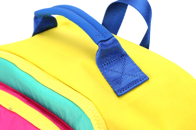 CUTE MIXED COLOR BACKPACK-YELLOW 8029