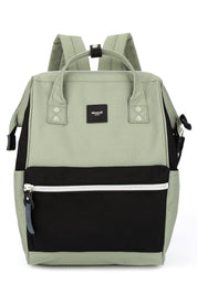 WATER RESISTANT LAPTOP BACKPACK-KHAKI/CREAM