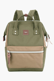 WATER RESISTANT LAPTOP BACKPACK-CREAM/L.BLUE