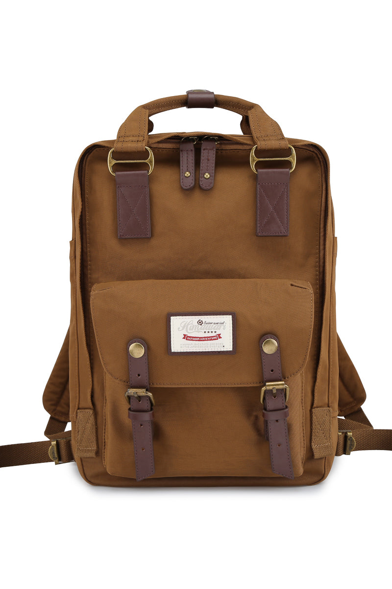 14.9 VINTAGE WATERPROOF BACKPACK-HY188L-BEIGE/78