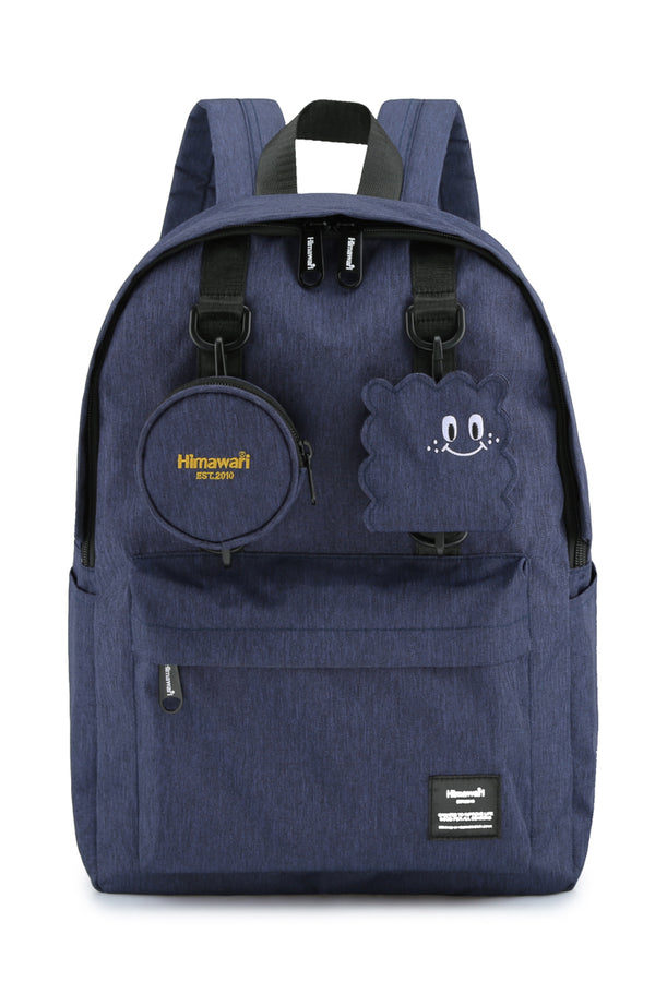 CANDYTUFT 14" WATERPROOF BACKPACK-0422 - NAVY