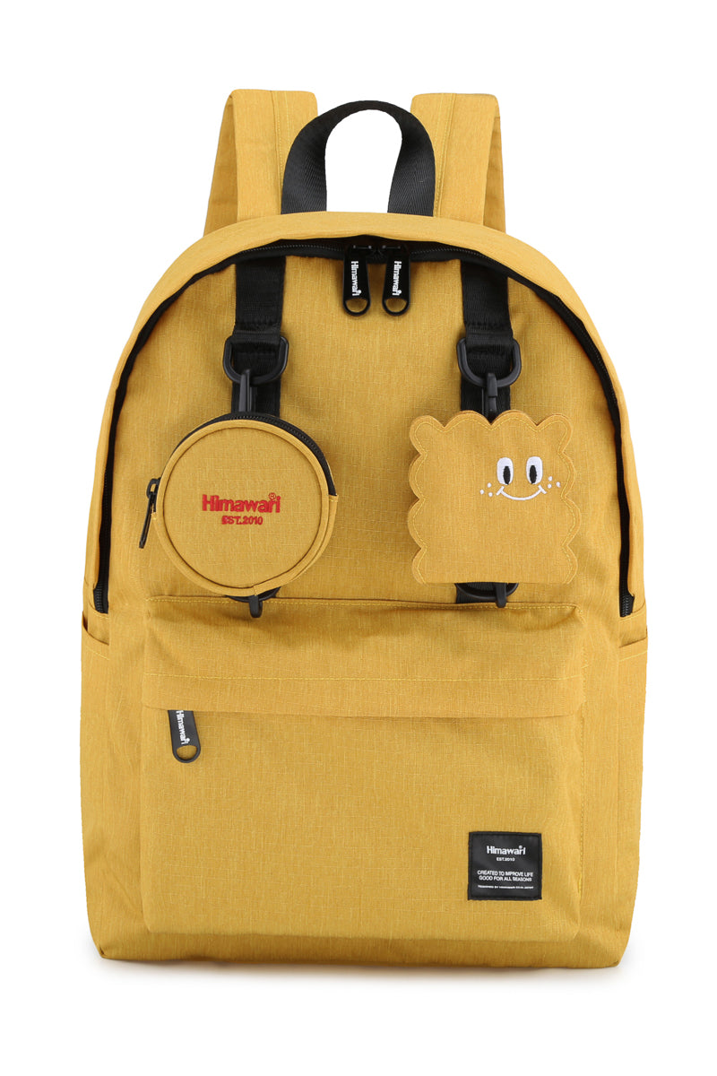 CANDYTUFT 14" WATERPROOF BACKPACK-0422 - YELLOW