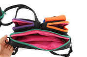 NYLON POCKET MULTI POUCH CROSSBODY BAG 8011 - ALL COLOR