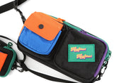 NYLON POCKET MULTI POUCH CROSSBODY BAG 8011 - ALL COLOR