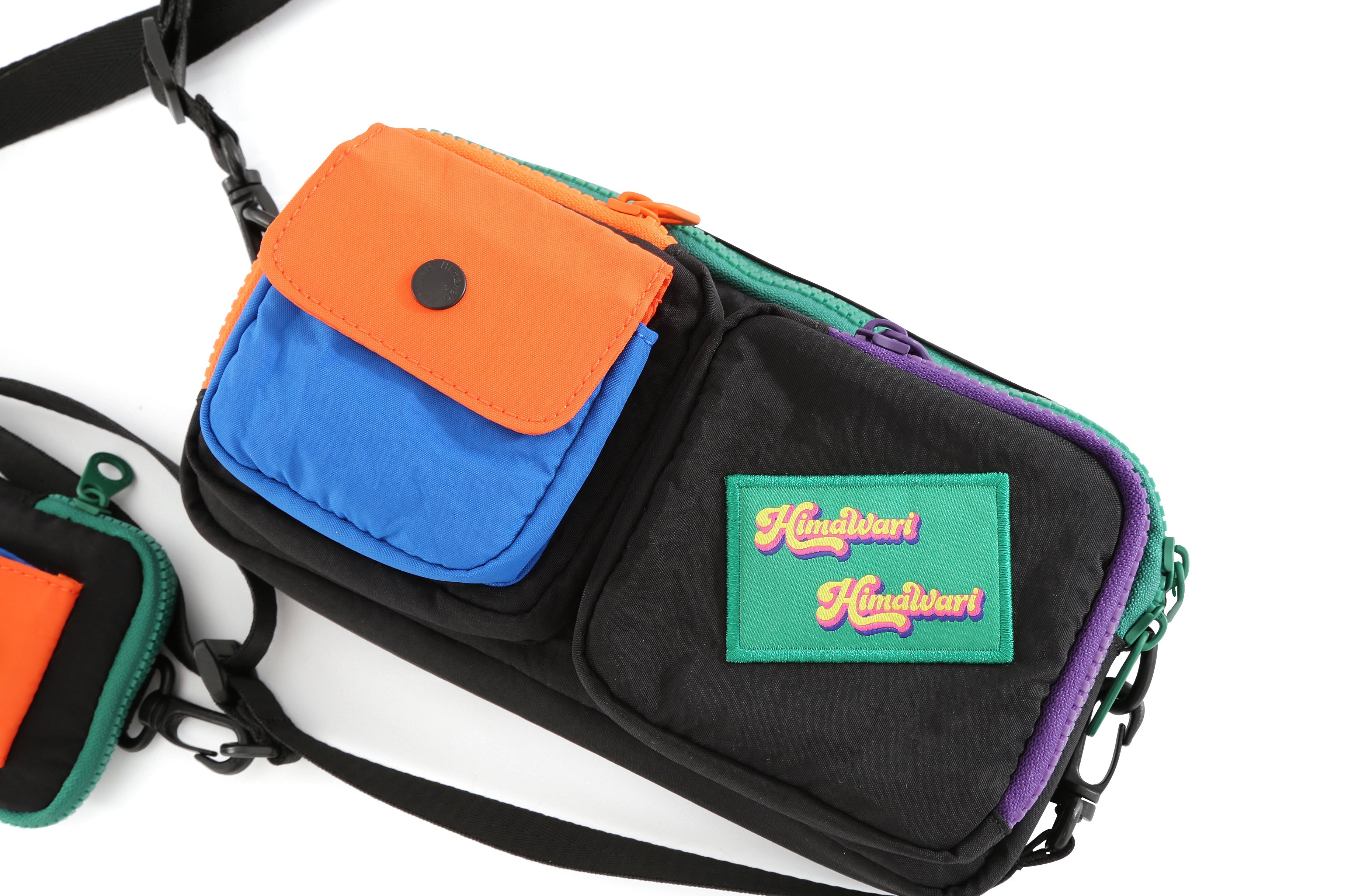 NYLON POCKET MULTI POUCH CROSSBODY BAG 8011 - ALL COLOR