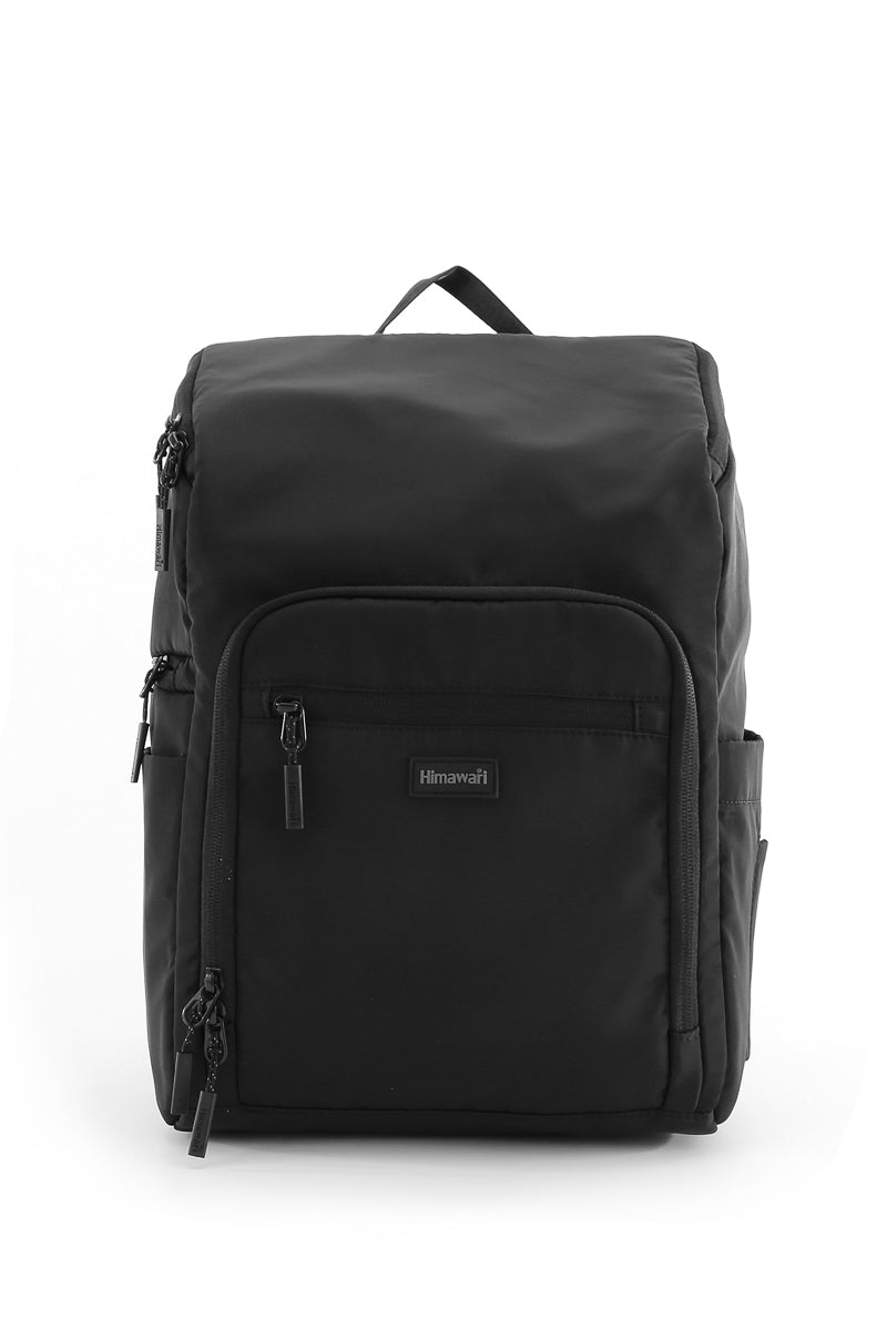 NYLON WATERPROOF BACKPACK 1223 - BLACK