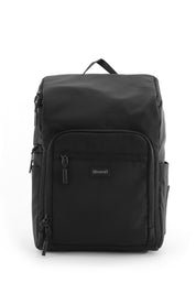 NYLON WATERPROOF BACKPACK 1223 - BLACK