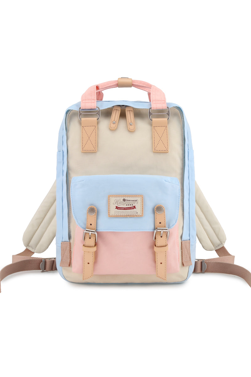 14.9 VINTAGE WATERPROOF BACKPACK-HY188L-PINK/LAVENDER-76