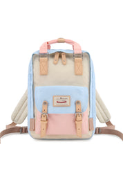 14.9 VINTAGE WATERPROOF BACKPACK-HY188L-PINK/BLUE/IVORY/38