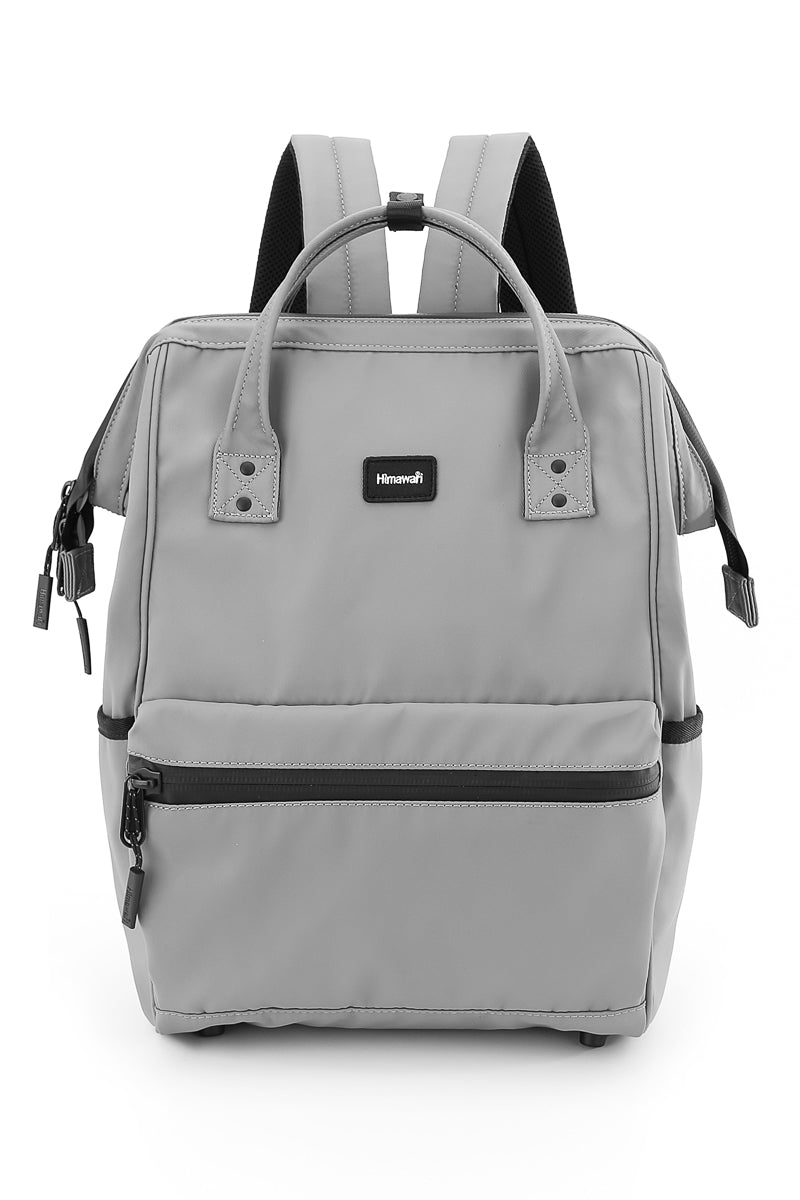 USB PORT WATERPROOF BACKPACK 1884 - GREY