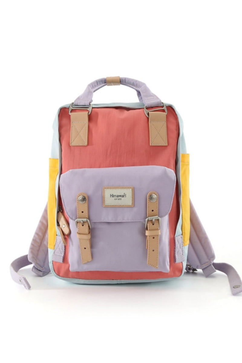 14.9 VINTAGE WATERPROOF BACKPACK-HY188L-BLUE/LAVENDER/79